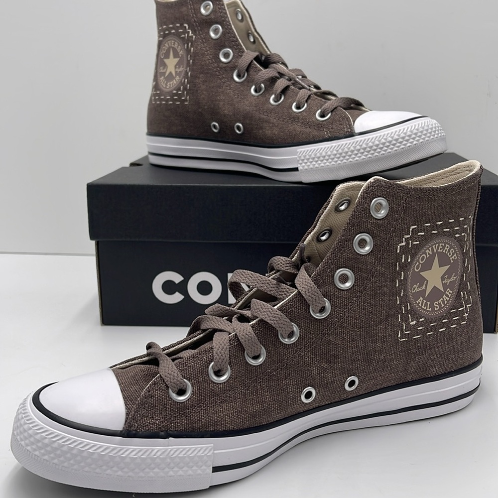Converse WMNS All Star High-Top Sneakers Brown A08576F
CTAS HÌ
PURE PUMICE/PURE - Picture 14 of 16